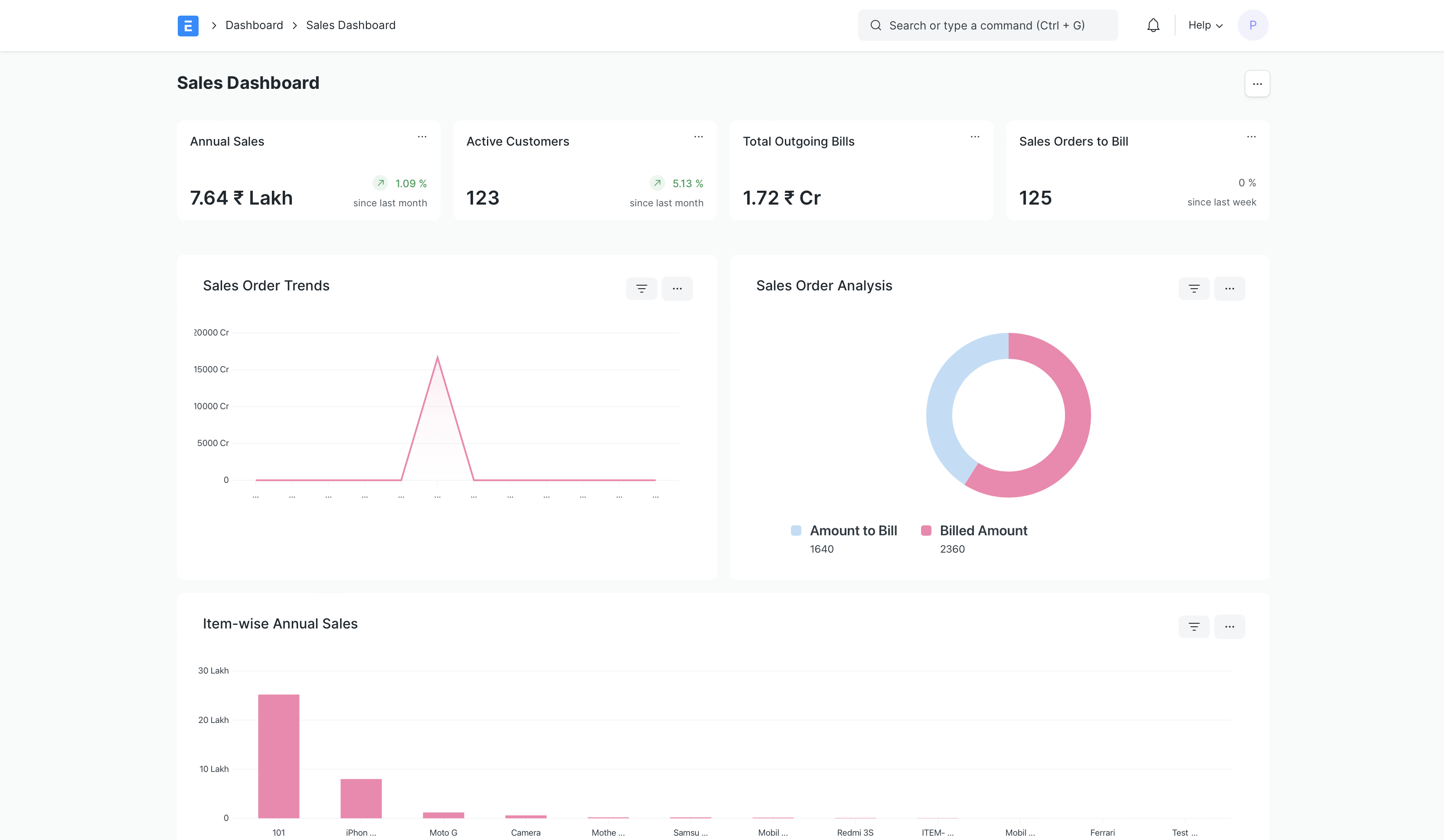 ERPNext Screenshot