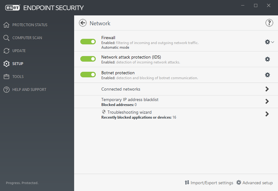 ESET PROTECT Advanced Screenshot