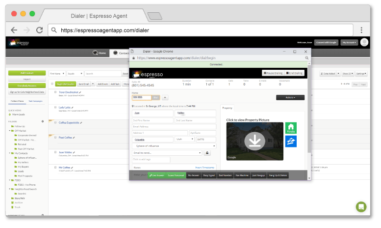 Espresso Agent Screenshot