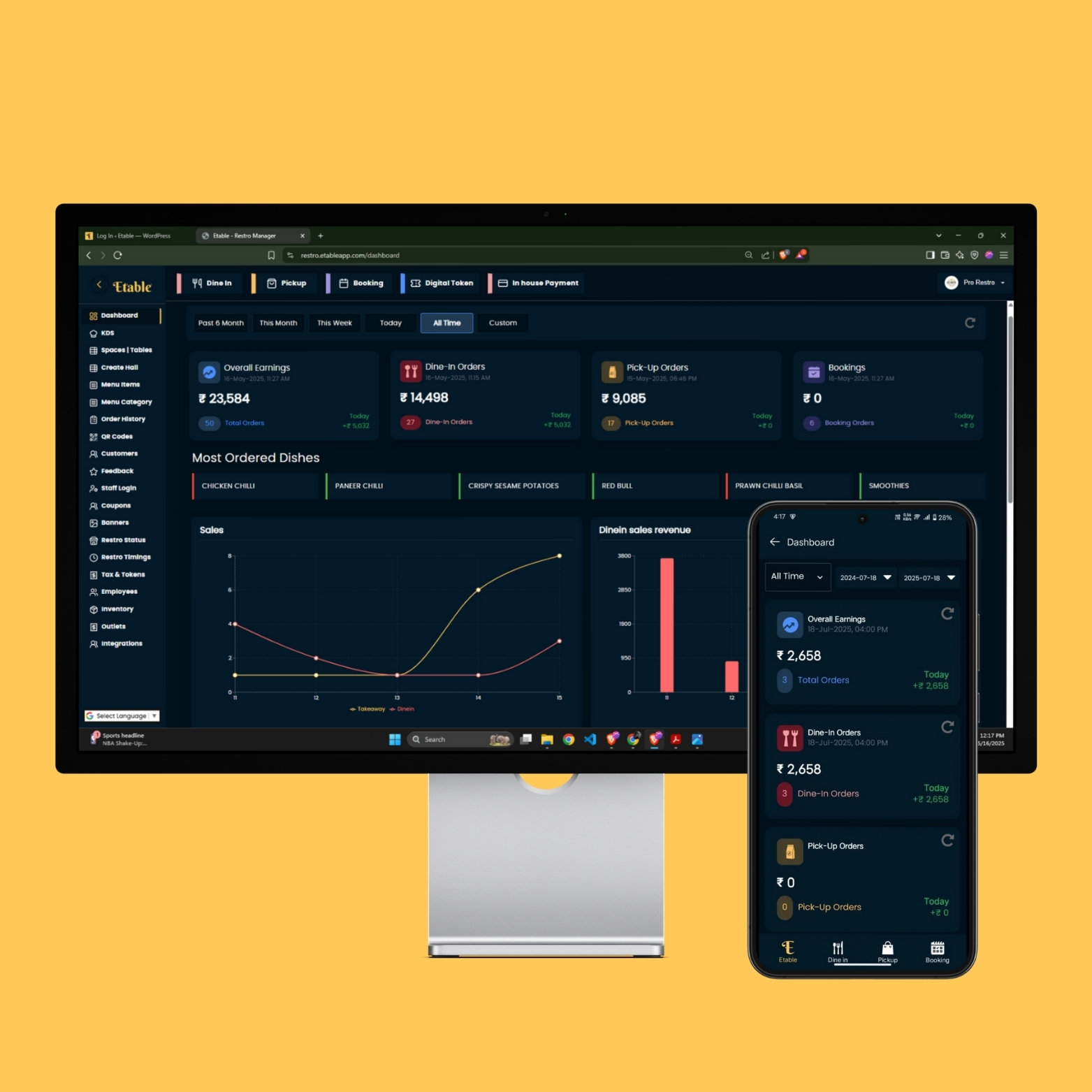 Etable Restro Manager Screenshot