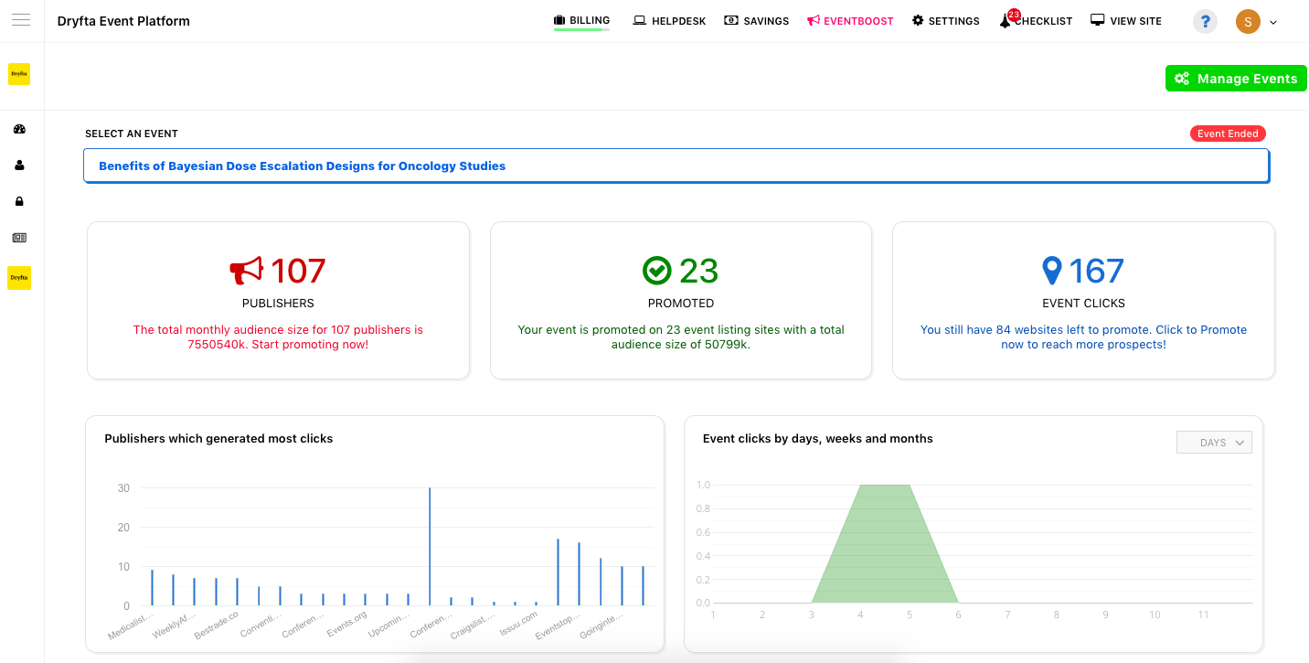 Eventboost Screenshot