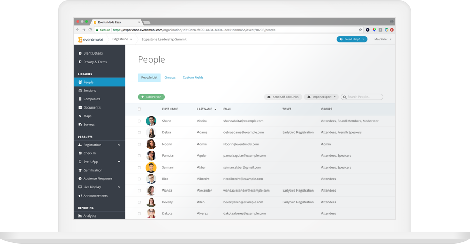 EventMobi Screenshot