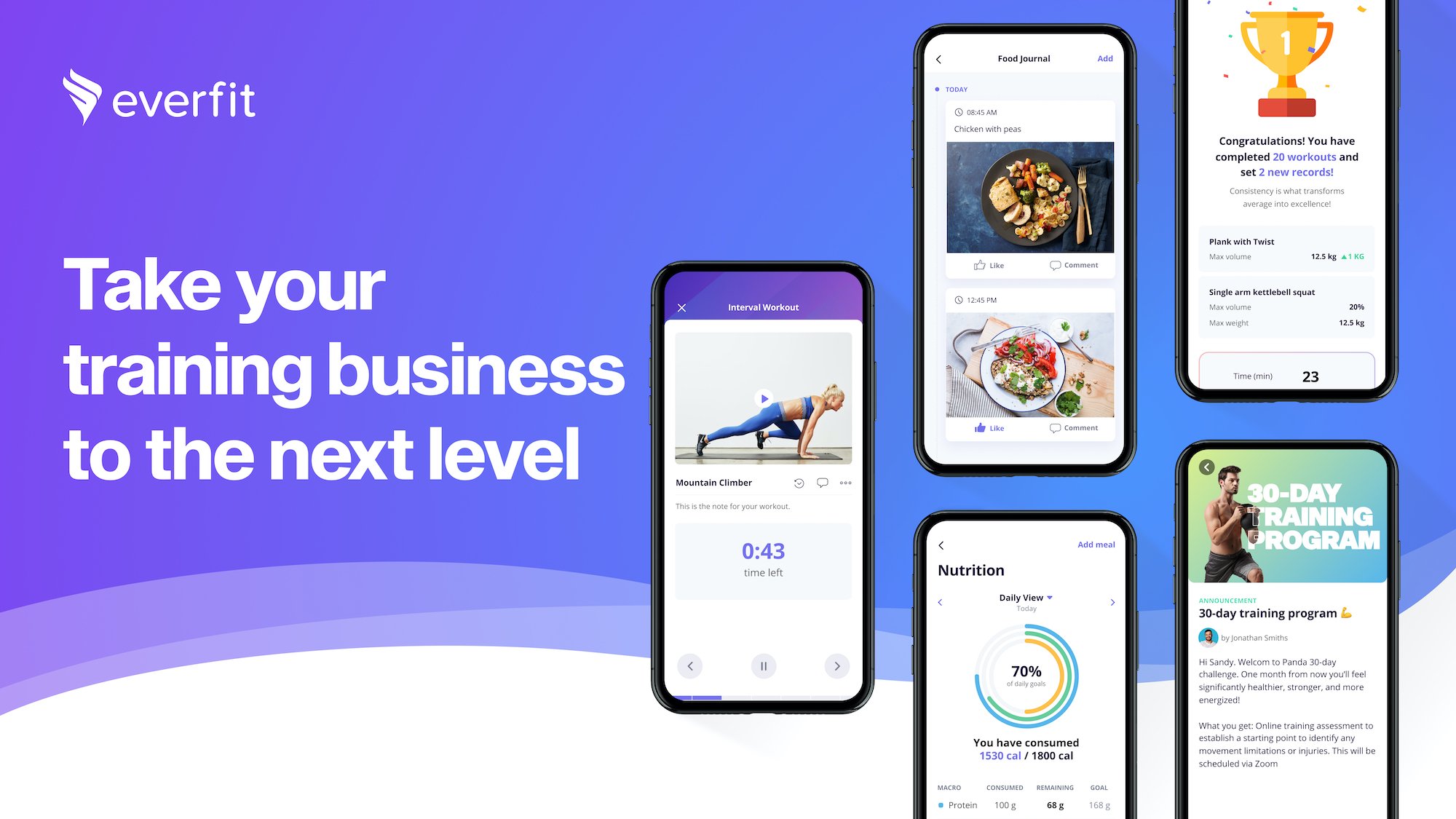 Everfit screenshot & Video