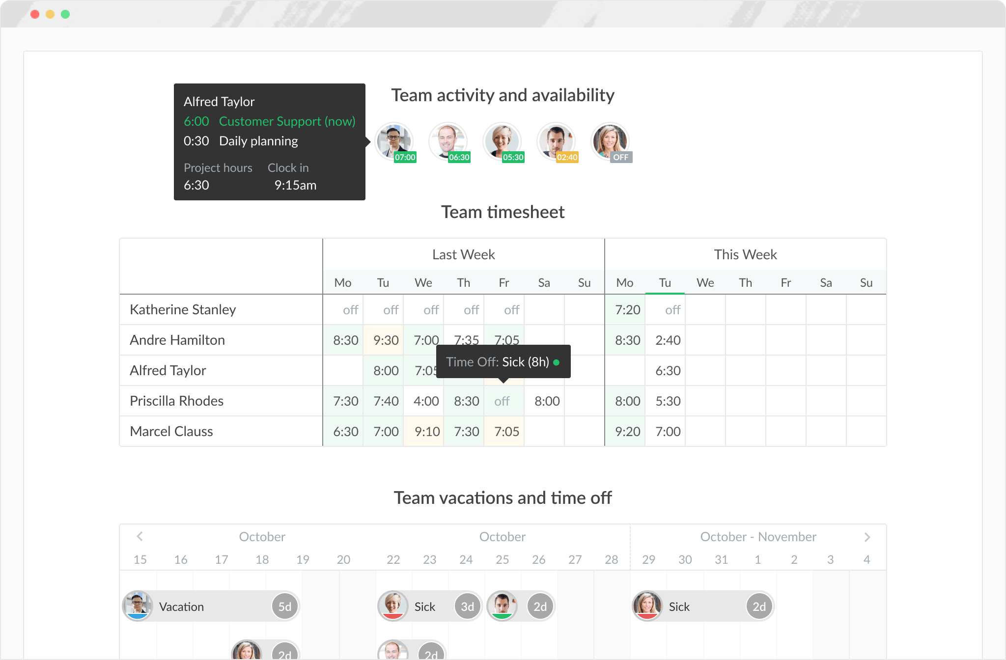 Everhour Screenshot