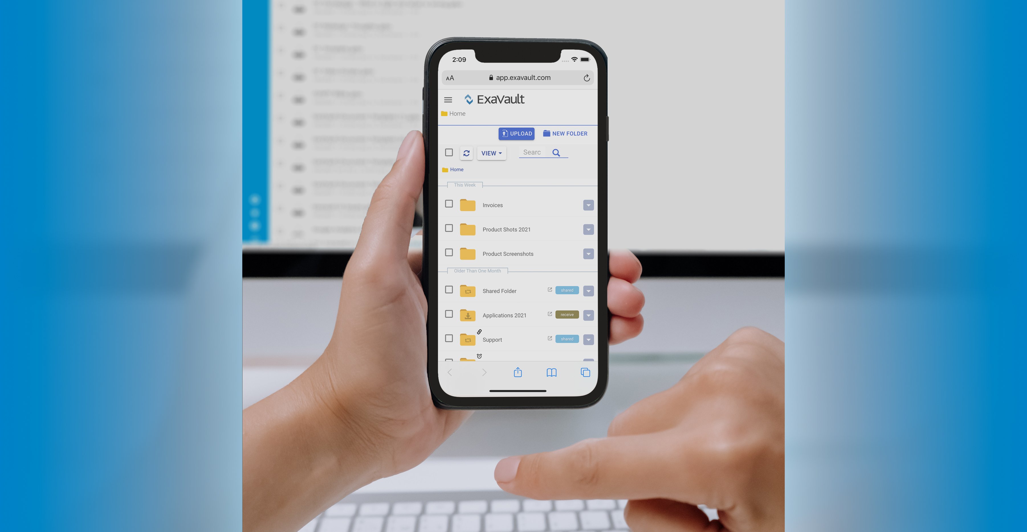 ExaVault Cloud FTP Screenshot