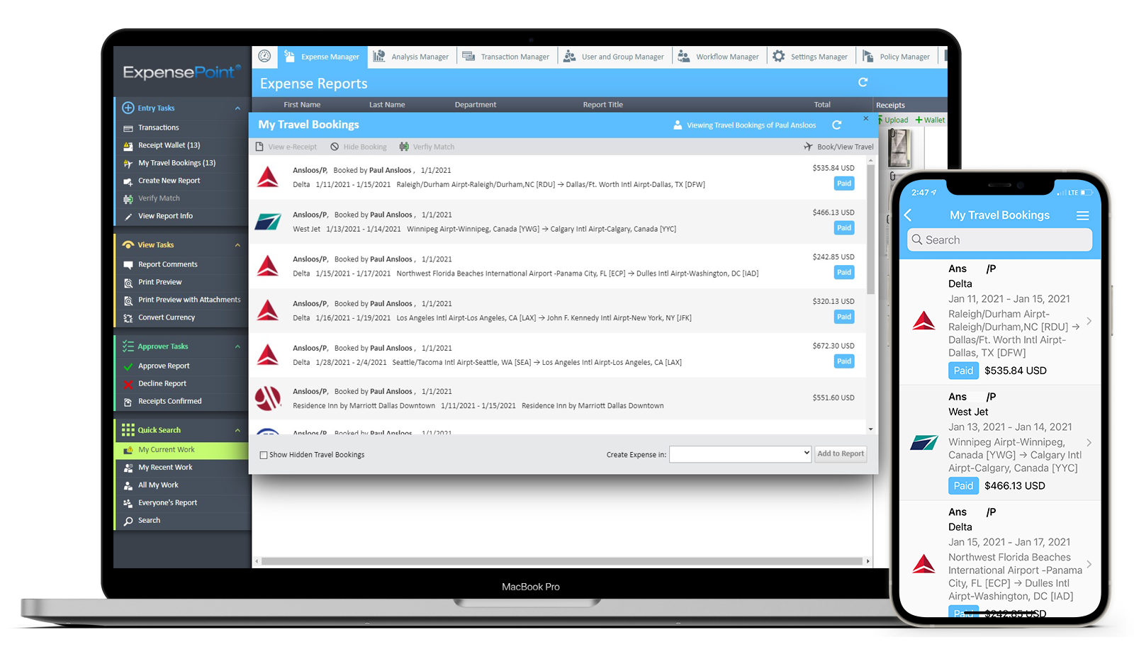 ExpensePoint Screenshot