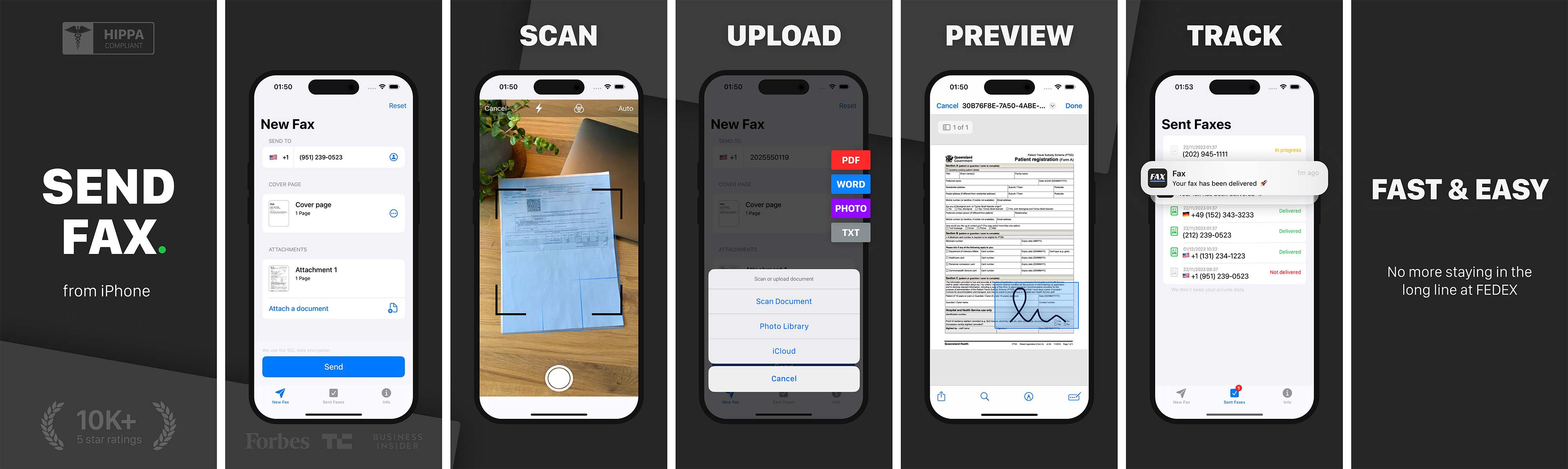 Fax App screenshot & Video