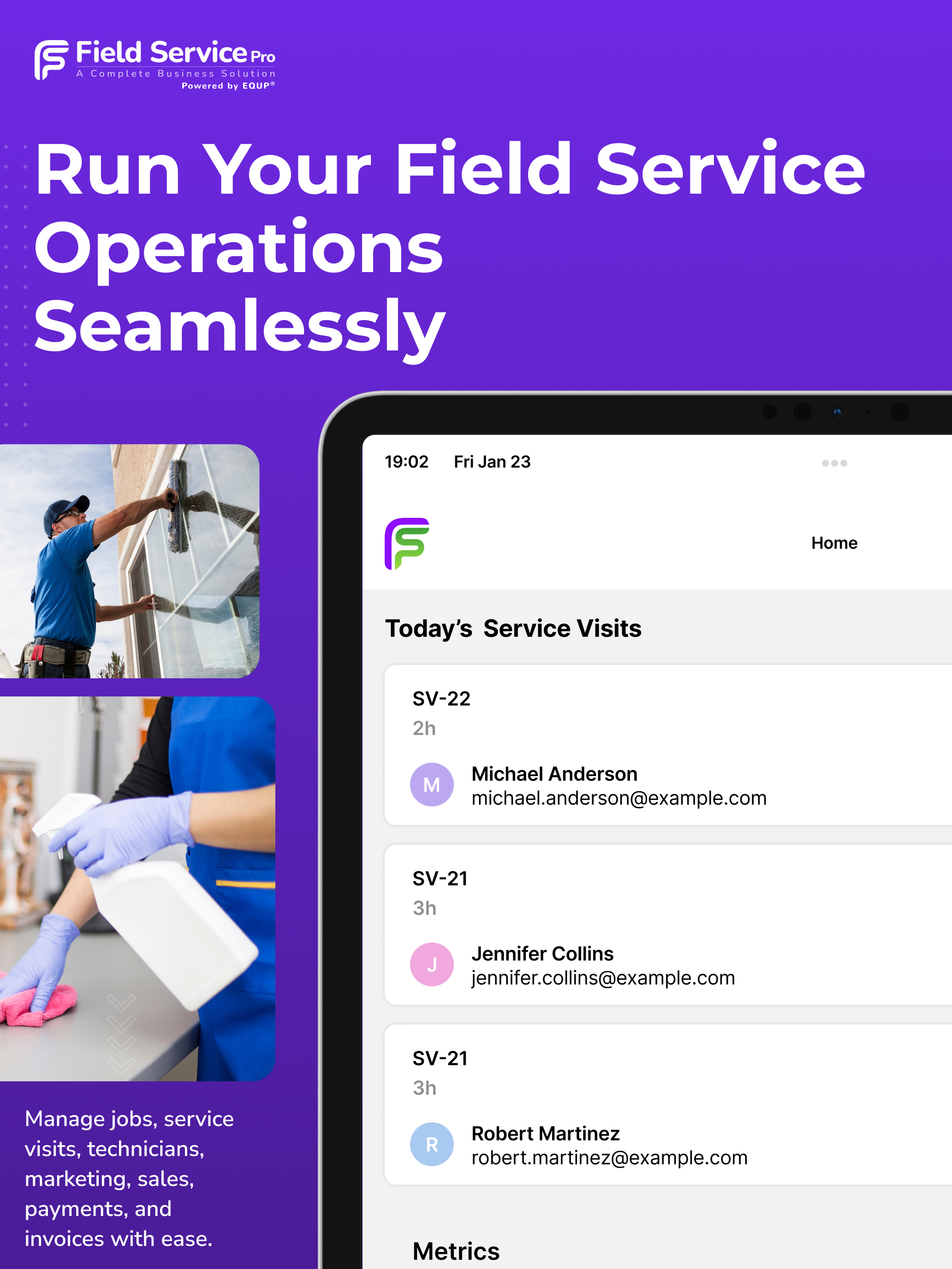 FieldServicePro Screenshot