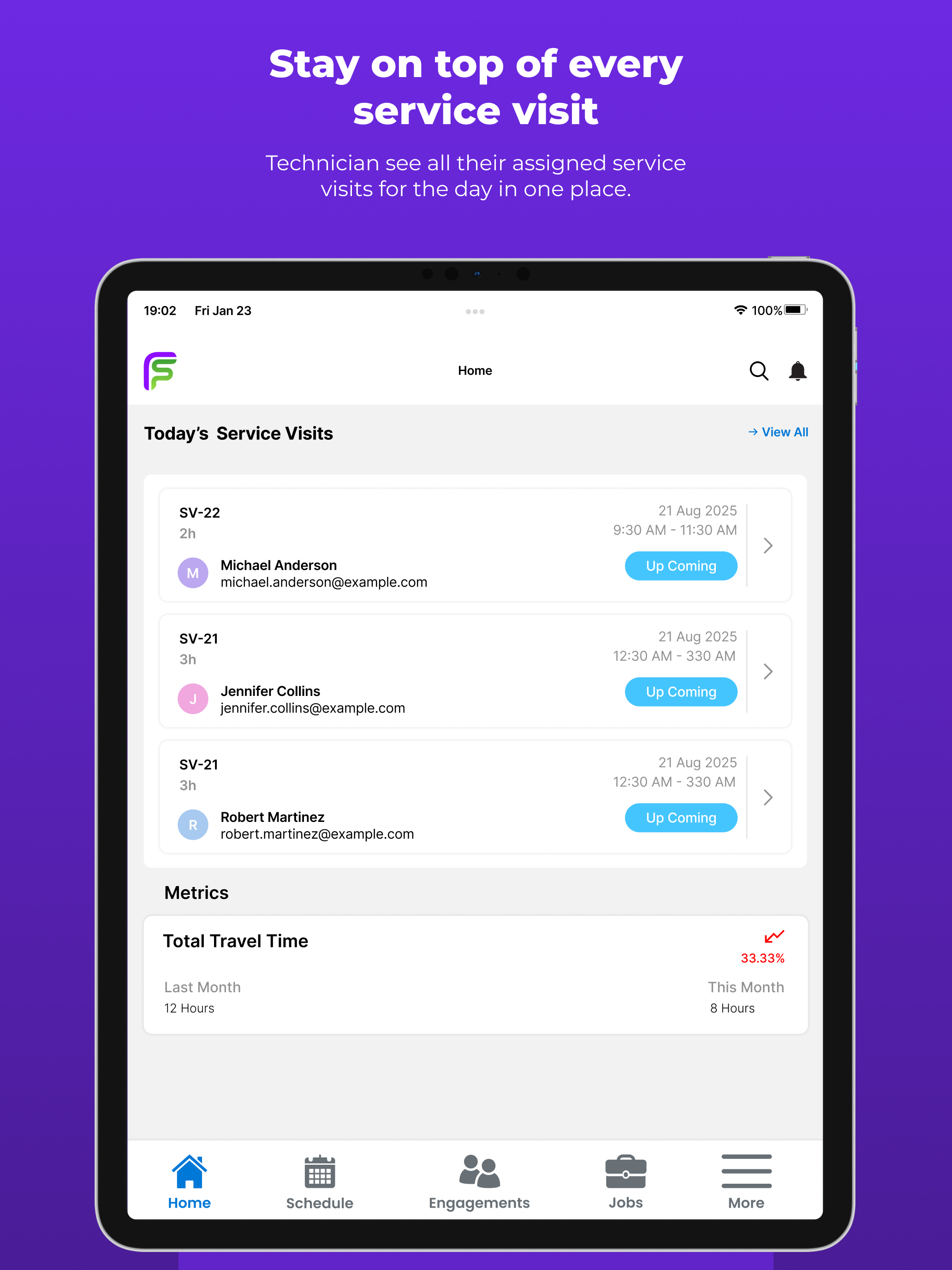 FieldServicePro Screenshot