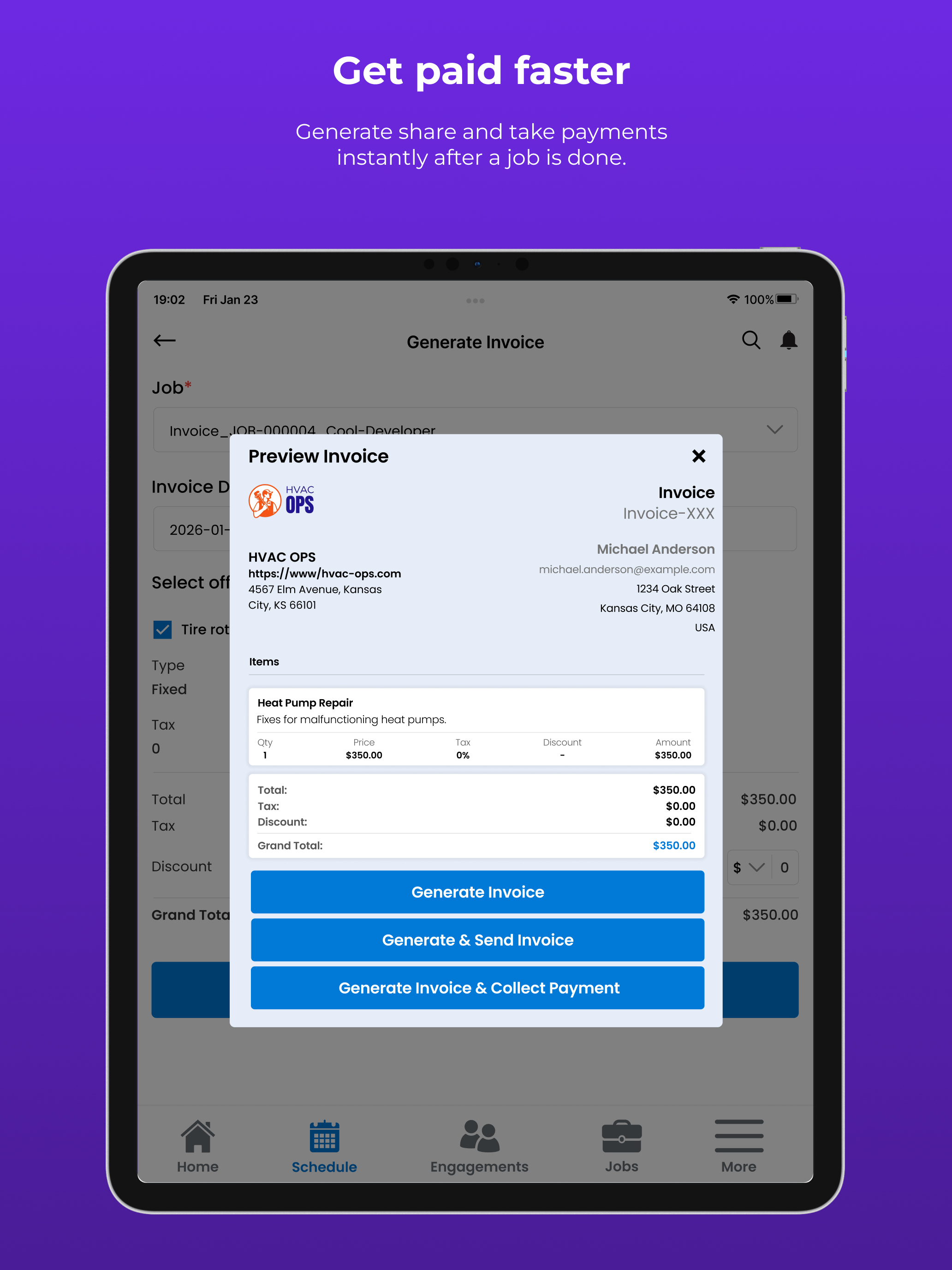 FieldServicePro Screenshot
