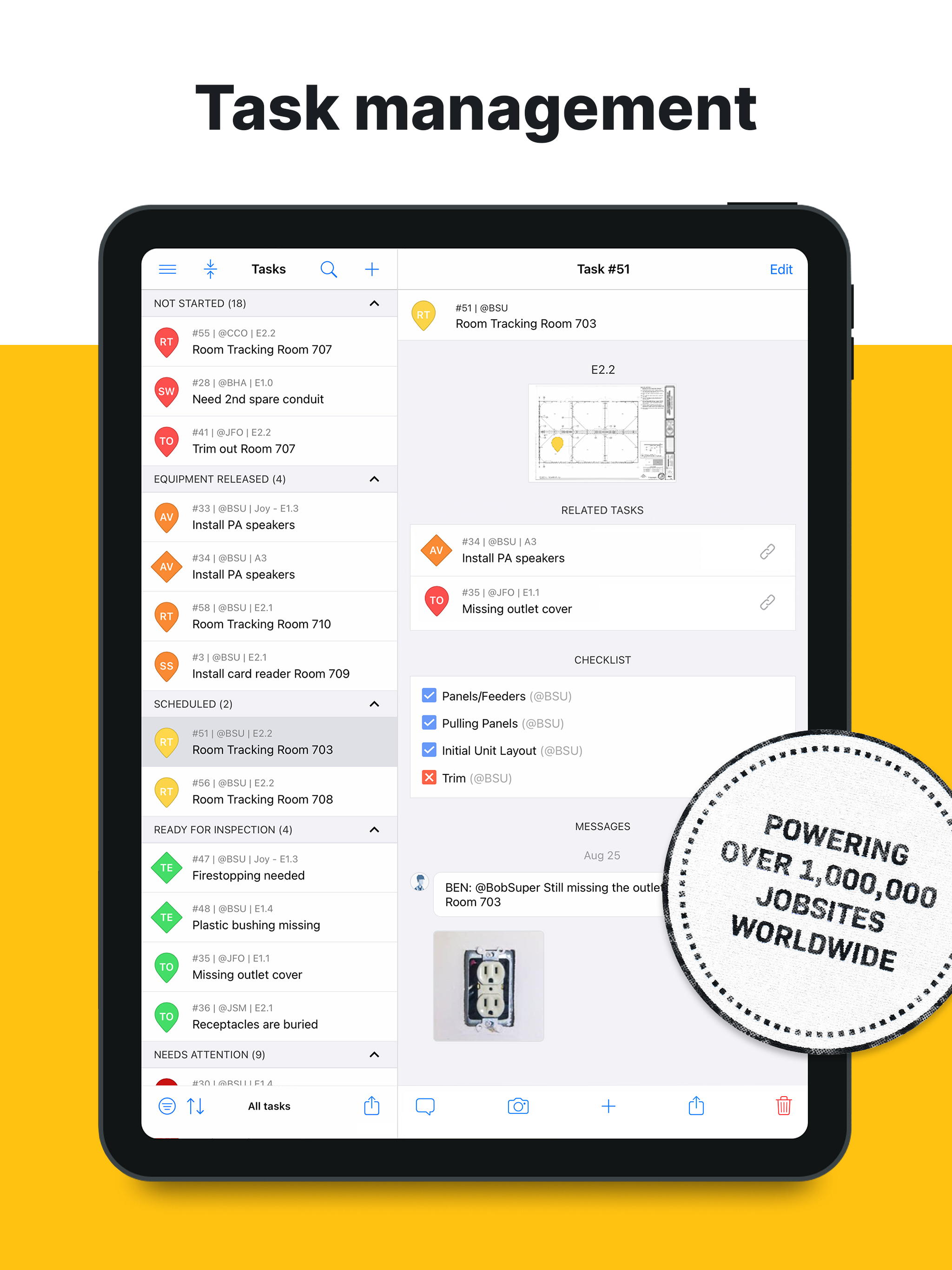 Fieldwire screenshot & Video