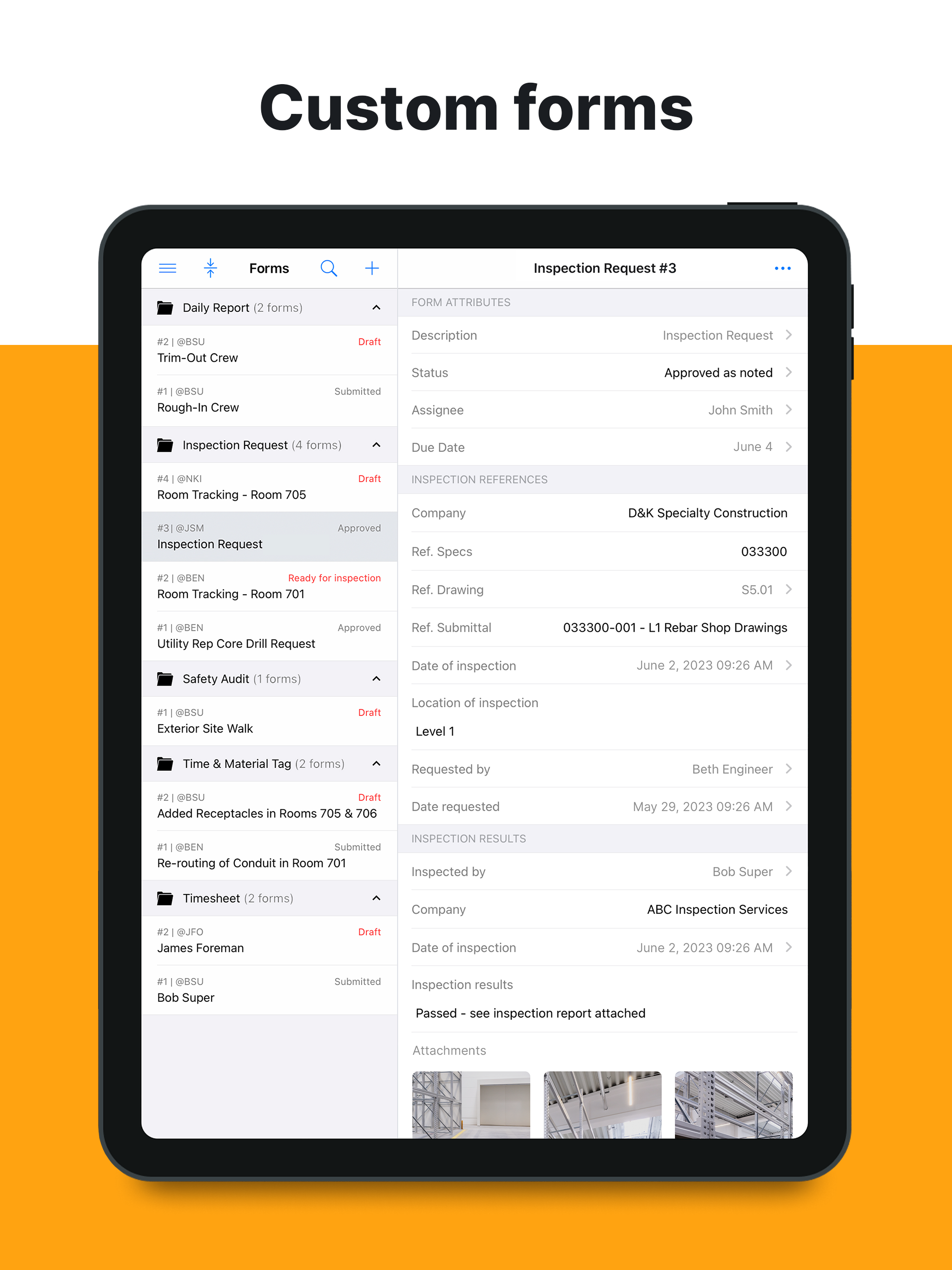 Fieldwire screenshot & Video
