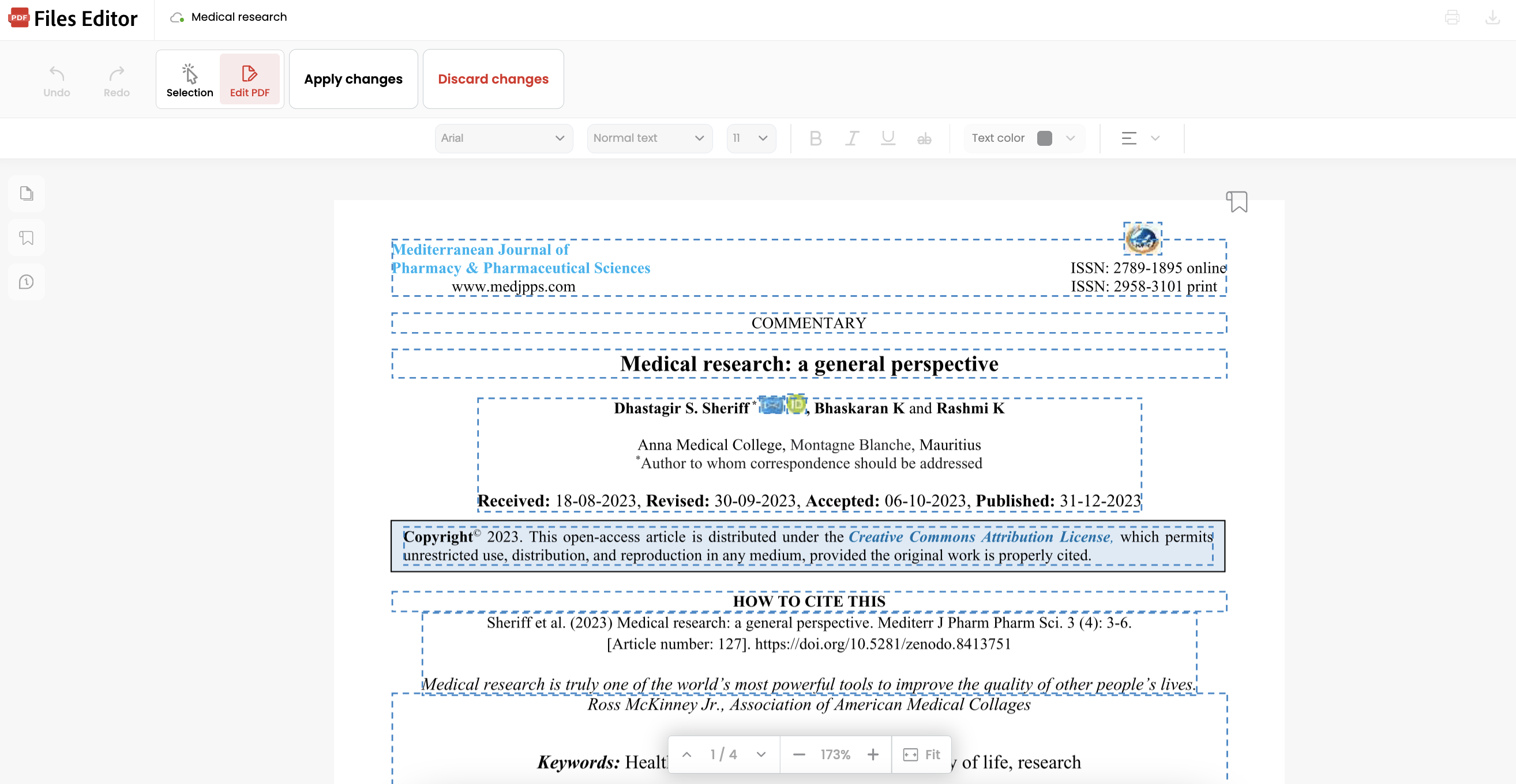 Files Editor Screenshot