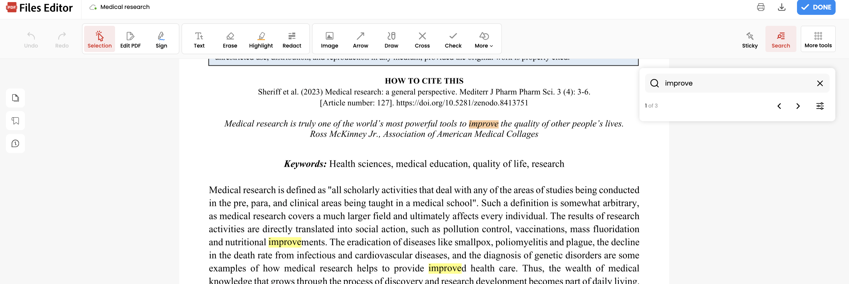 Files Editor Screenshot