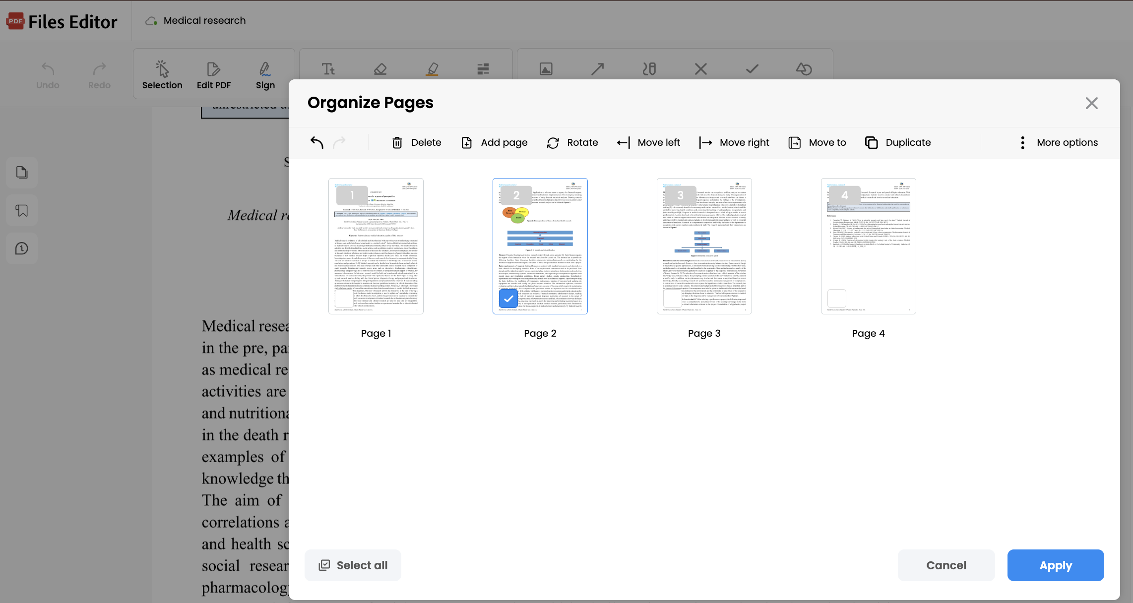 Files Editor Screenshot