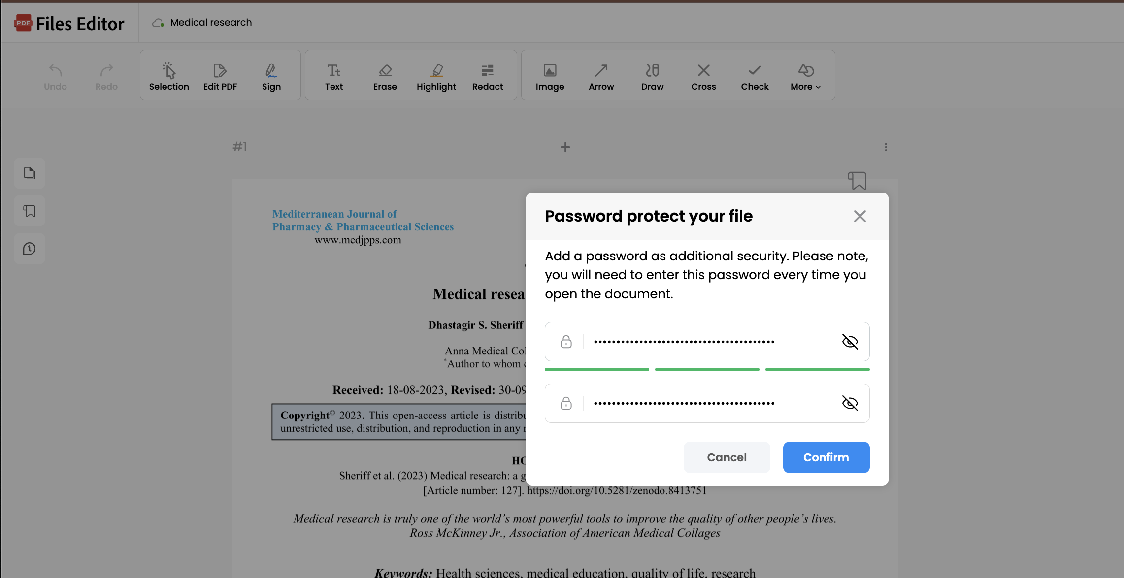 Files Editor Screenshot