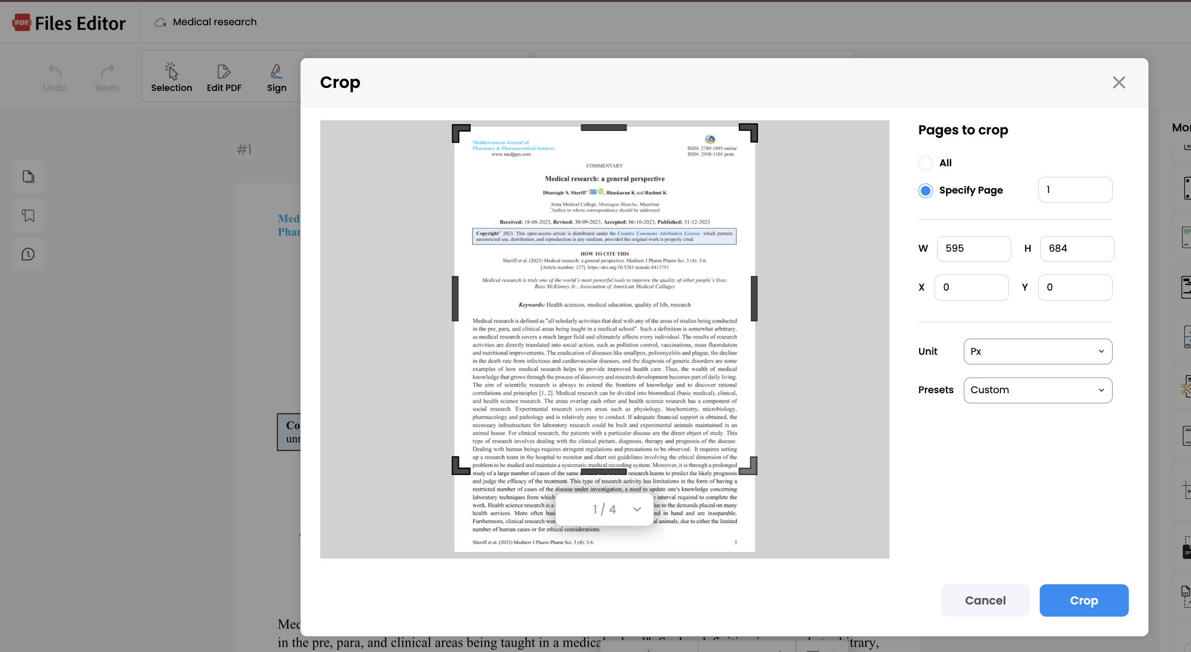 Files Editor Screenshot