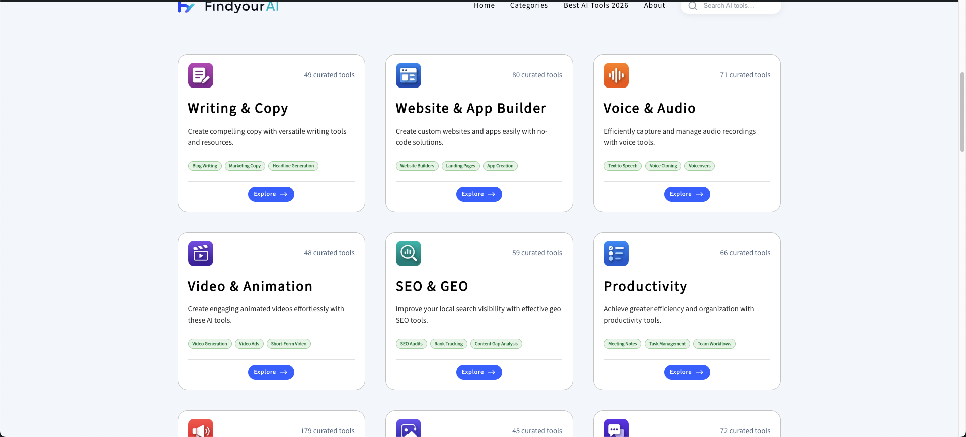 FindyourAI Screenshot