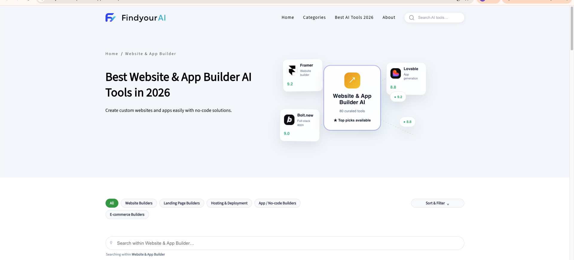 FindyourAI Screenshot