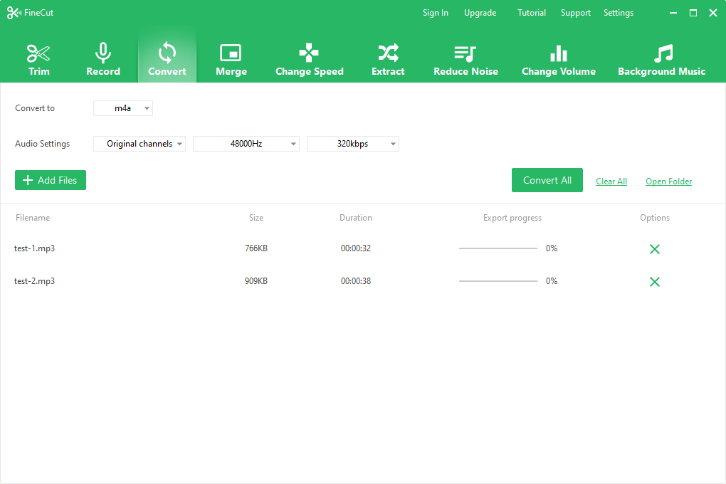 Fineshare FineCut Screenshot