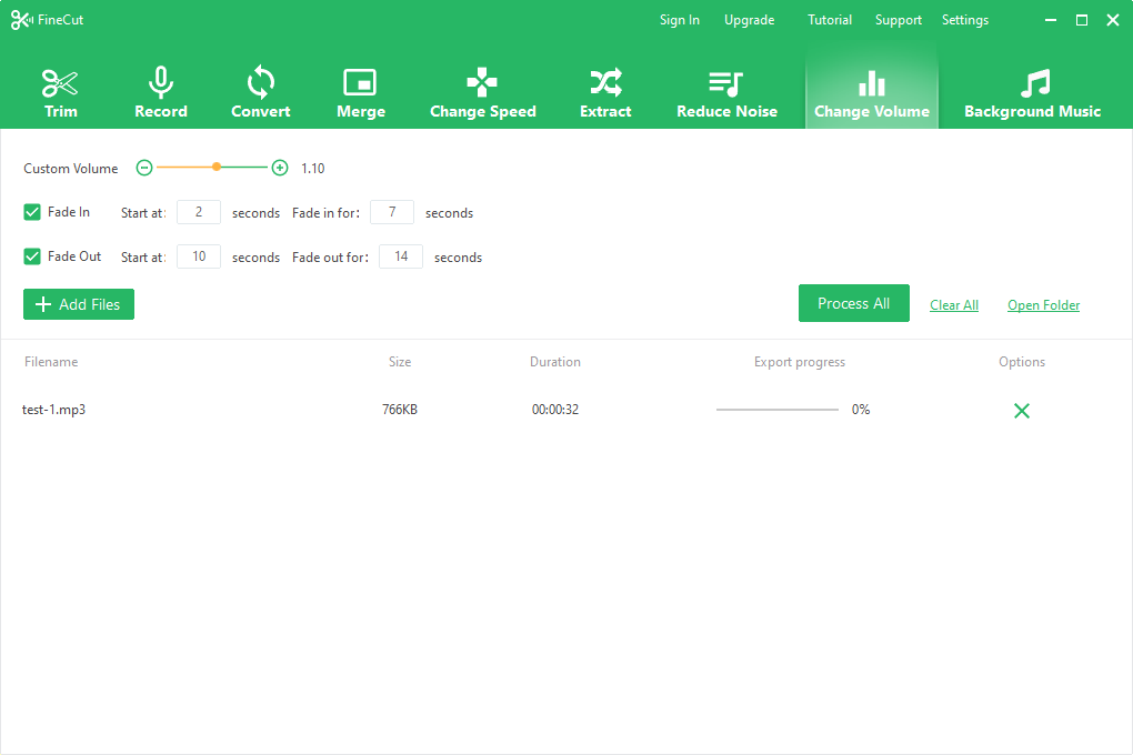 Fineshare FineCut Screenshot