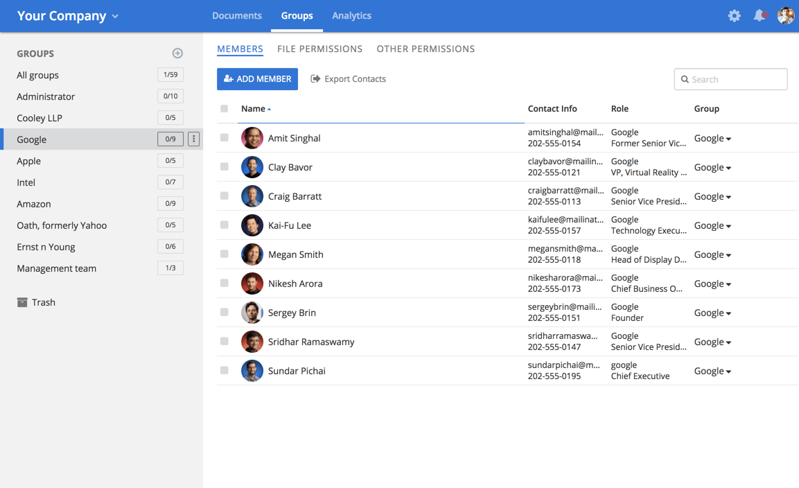 FirmRoom Virtual Data Room Screenshot