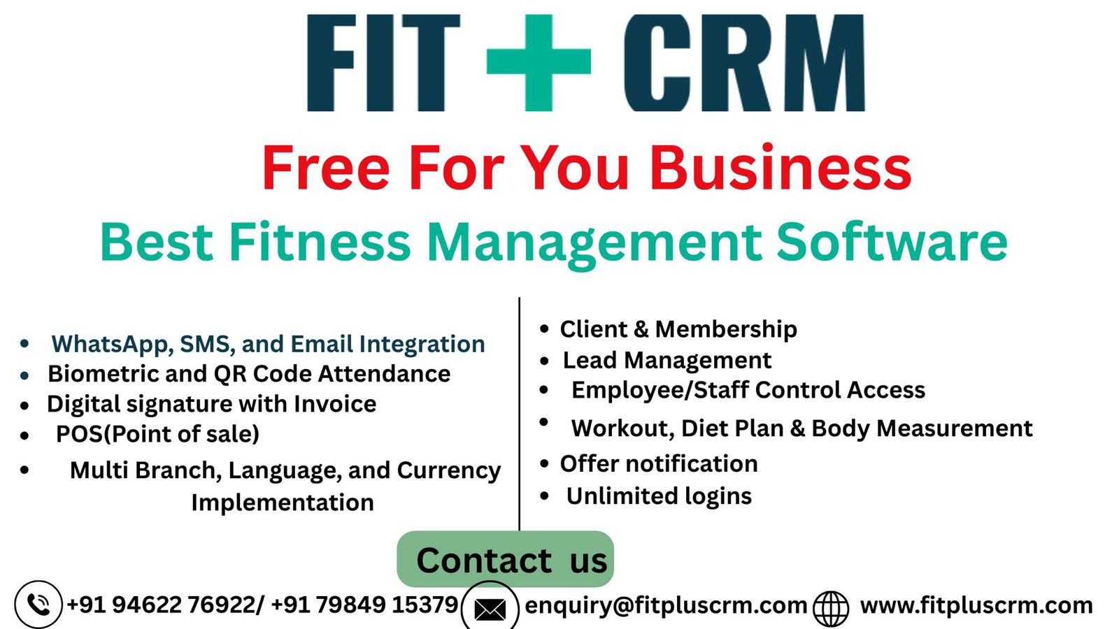 FitplusCRM Screenshot
