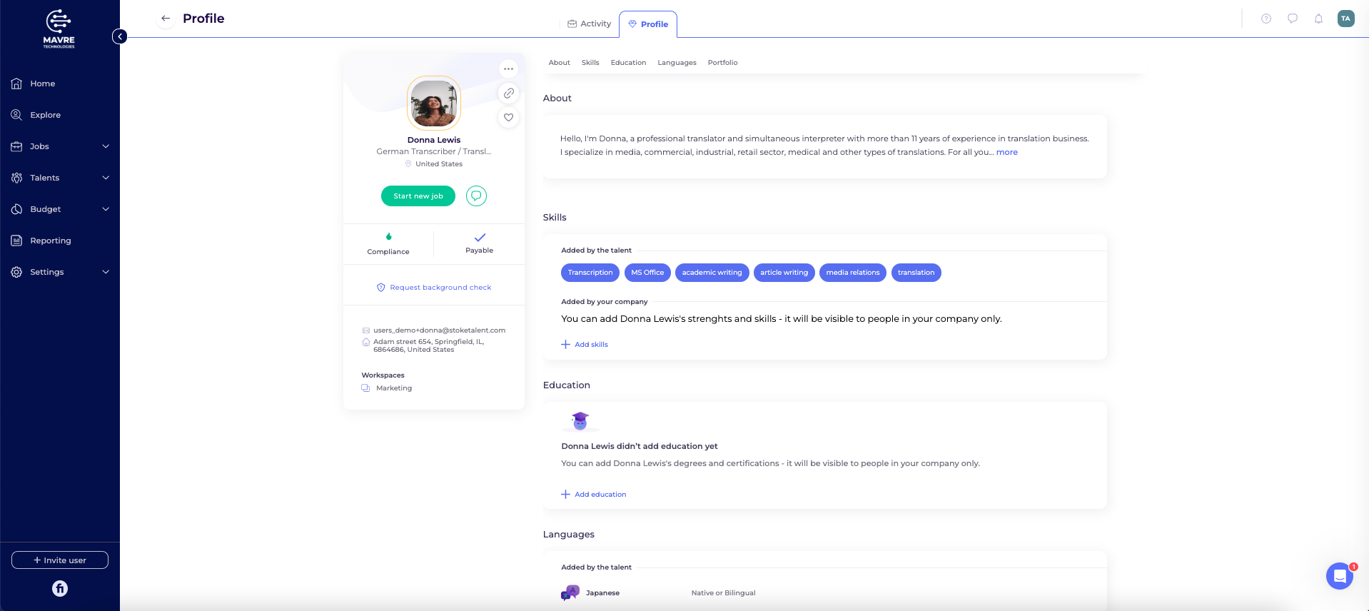 Fiverr Enterprise Screenshot