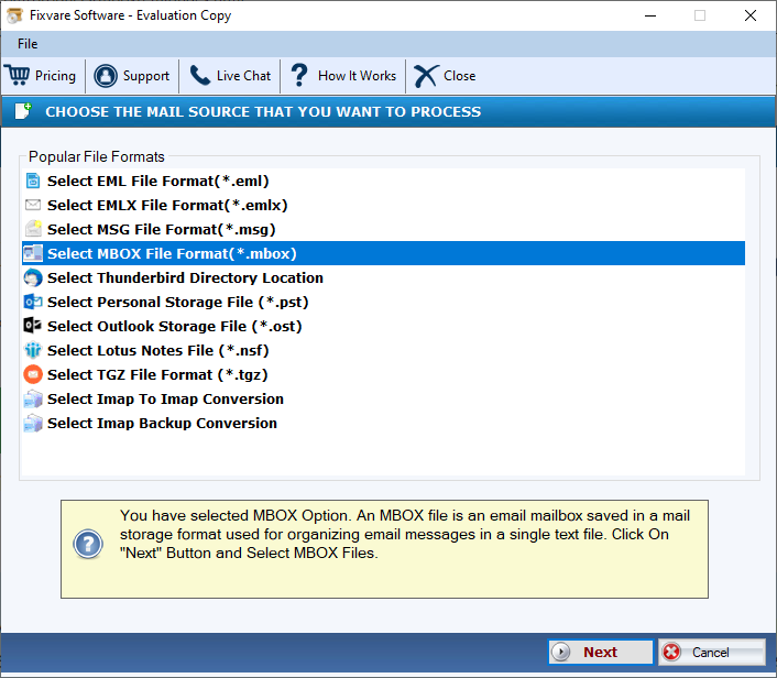 FixVare MBOX to PST Converter screenshot & Video
