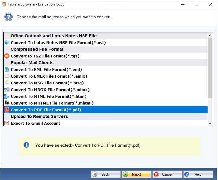 FixVare PST to PDF Converter screenshot & Video