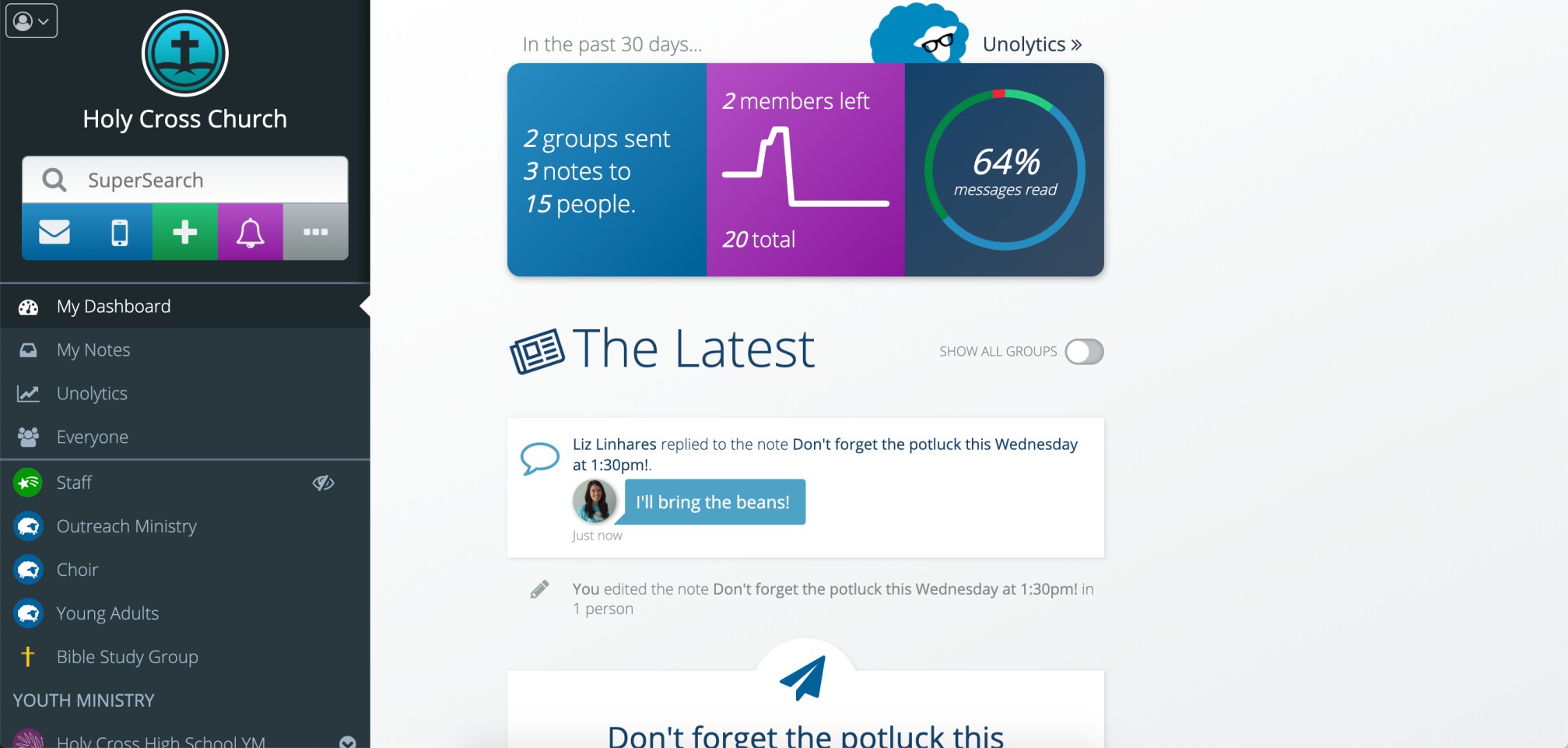 Flocknote Screenshot