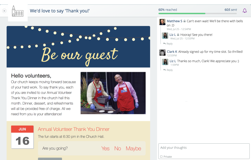 Flocknote Screenshot