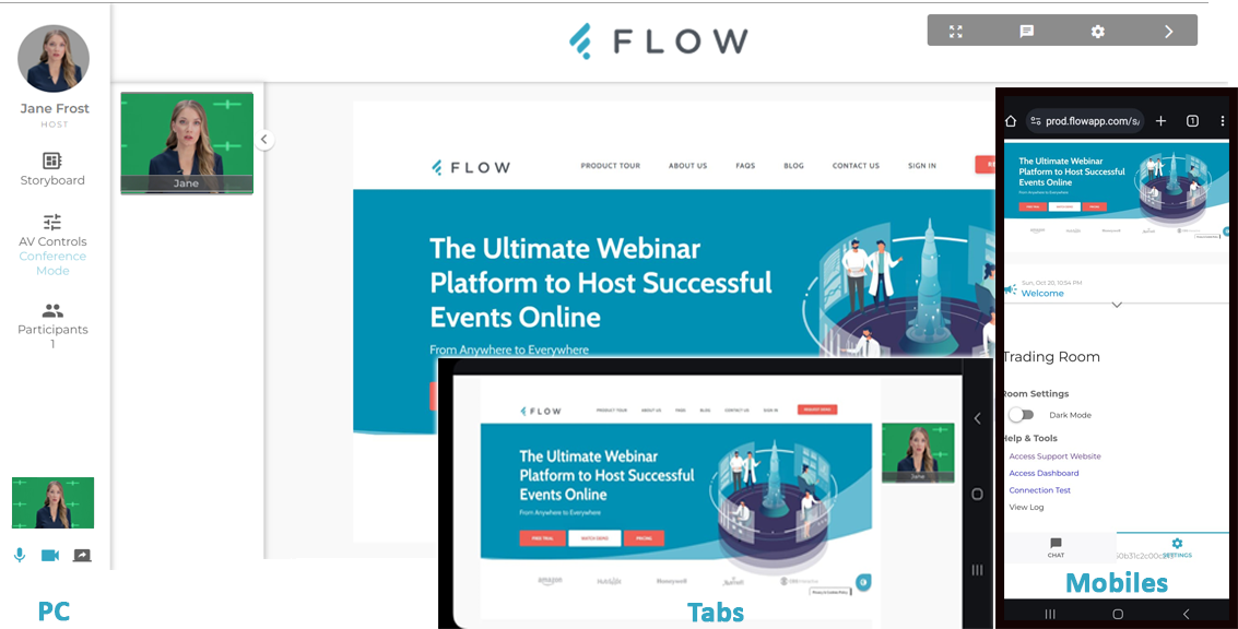 Flow screenshot & Video