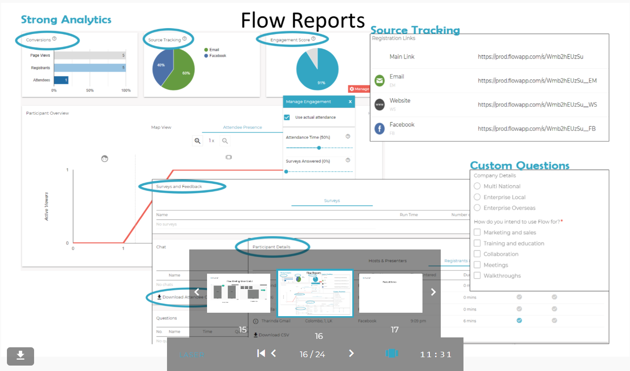 Flow screenshot & Video