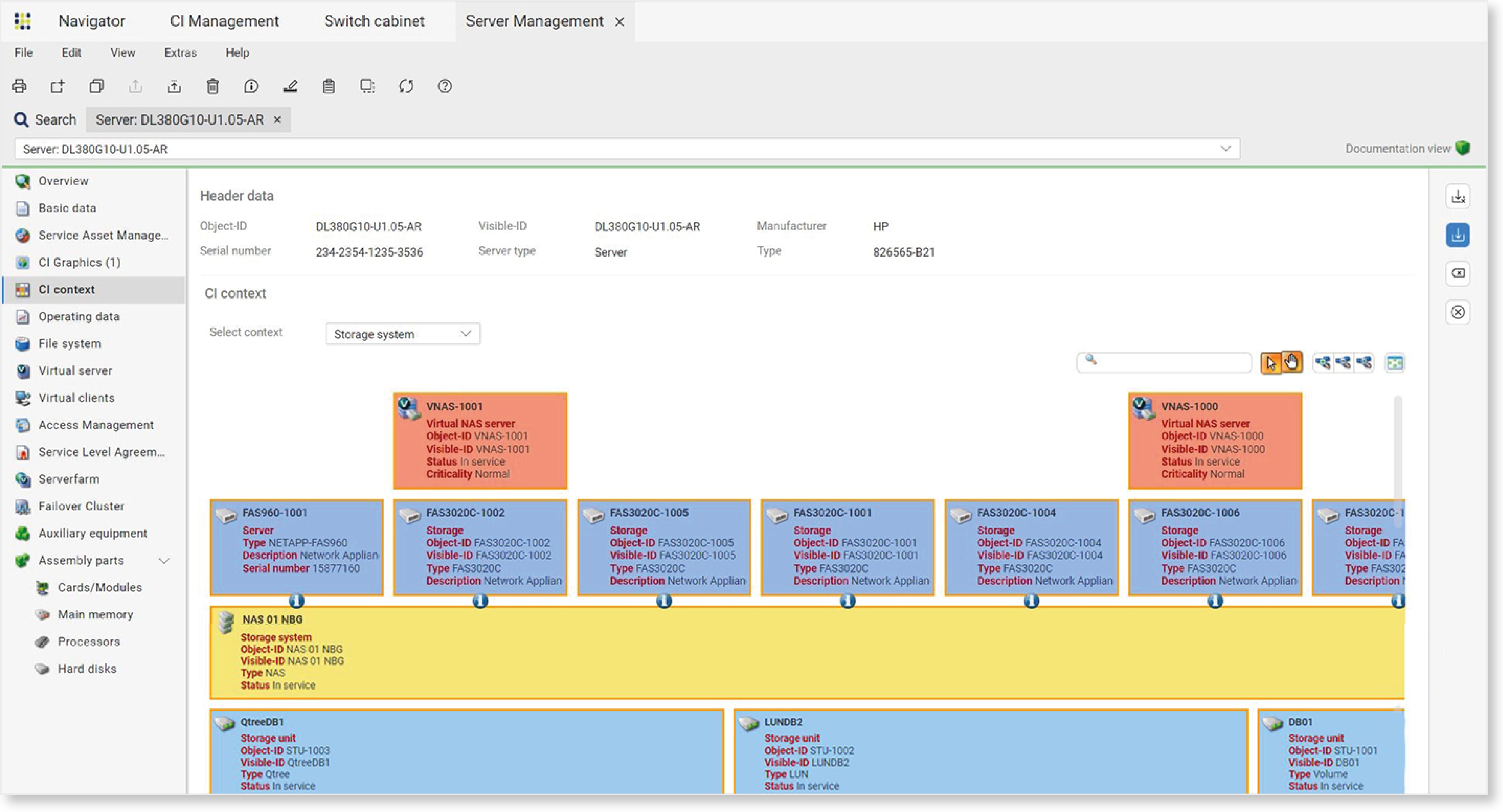FNT Command Platform Screenshot