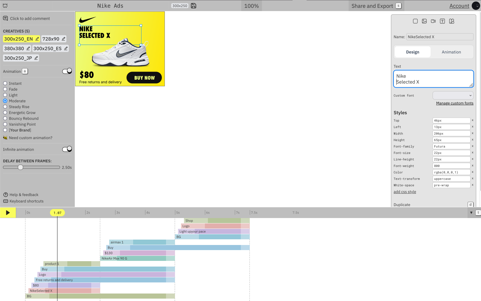 Foldwrap: Banner Generator Screenshot