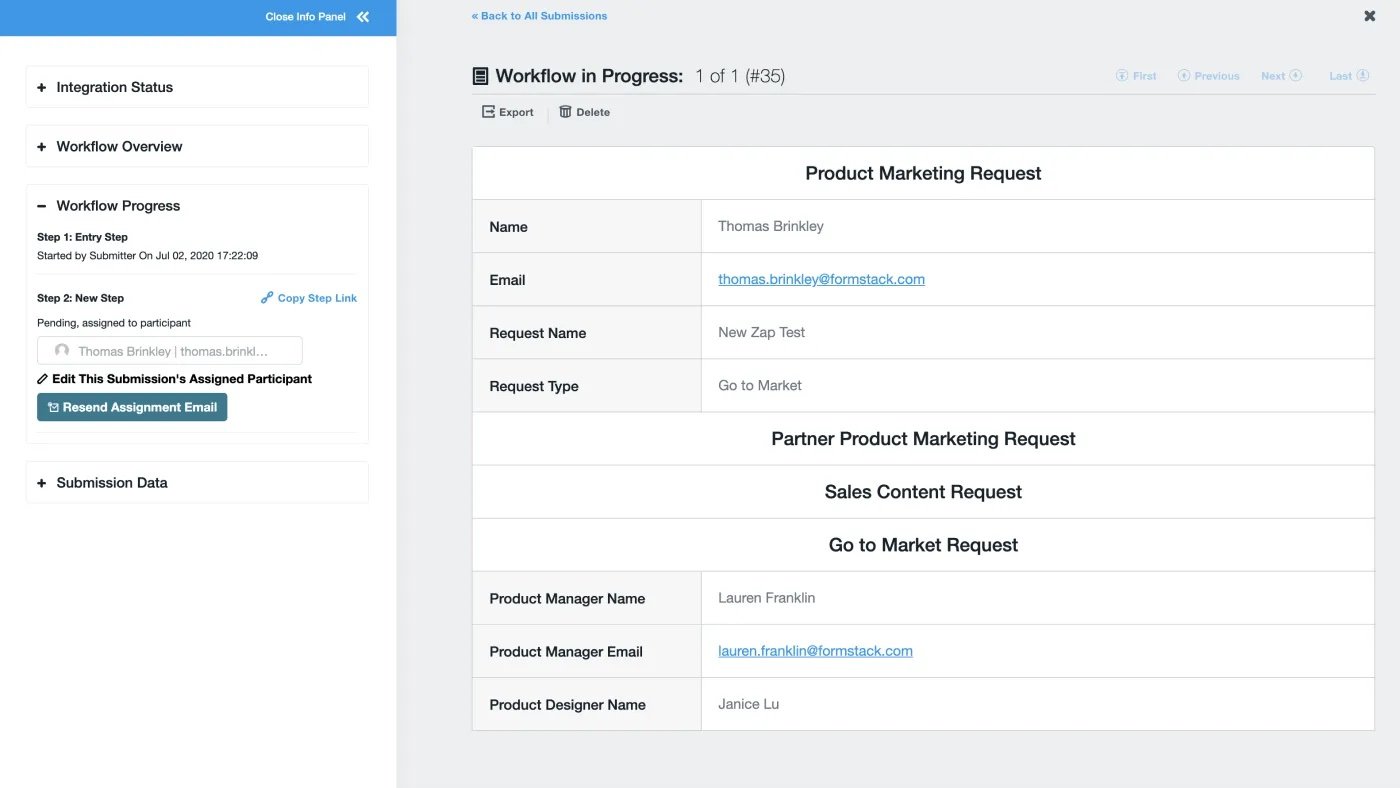 Formstack Screenshot