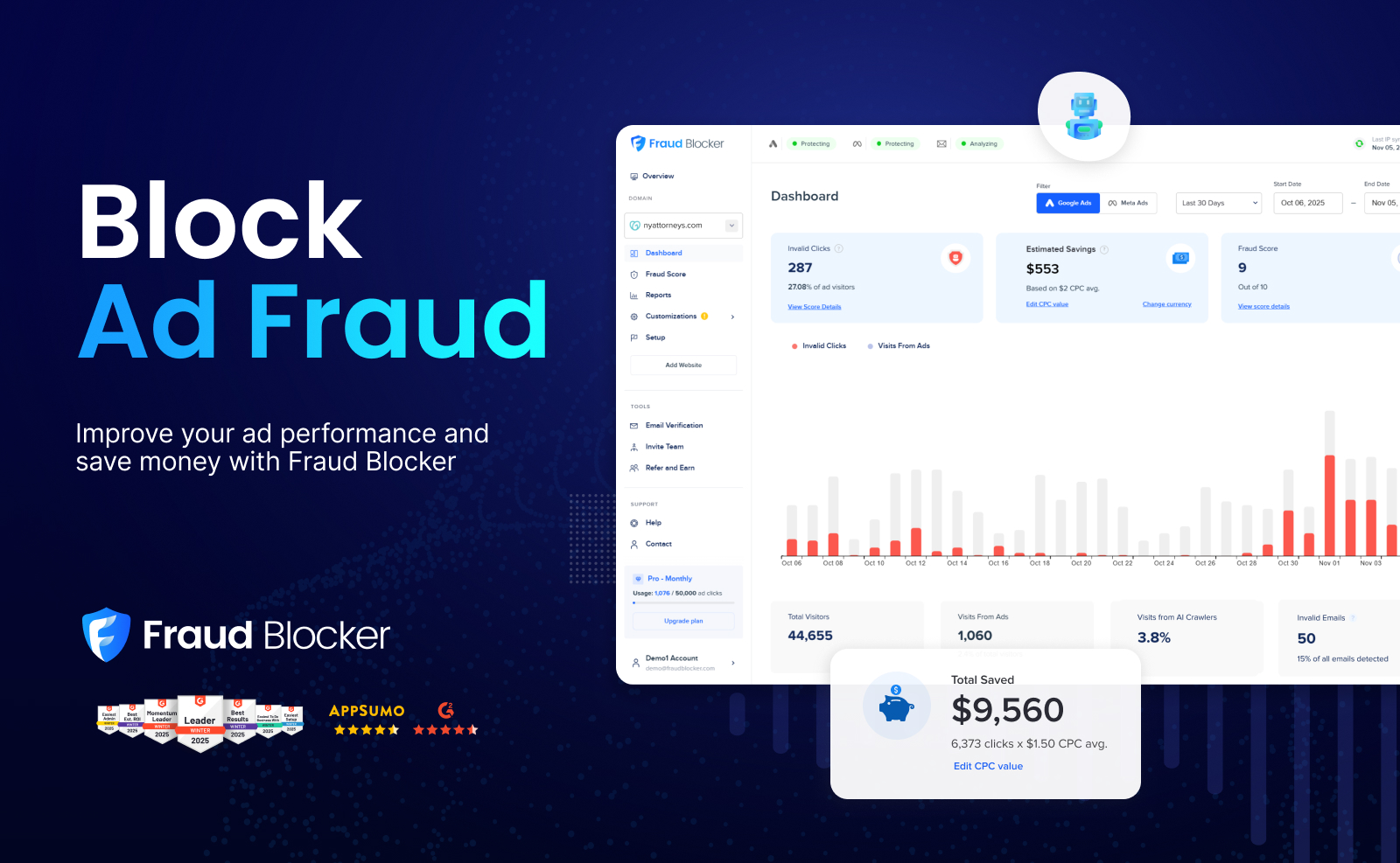 Fraud Blocker Screenshot