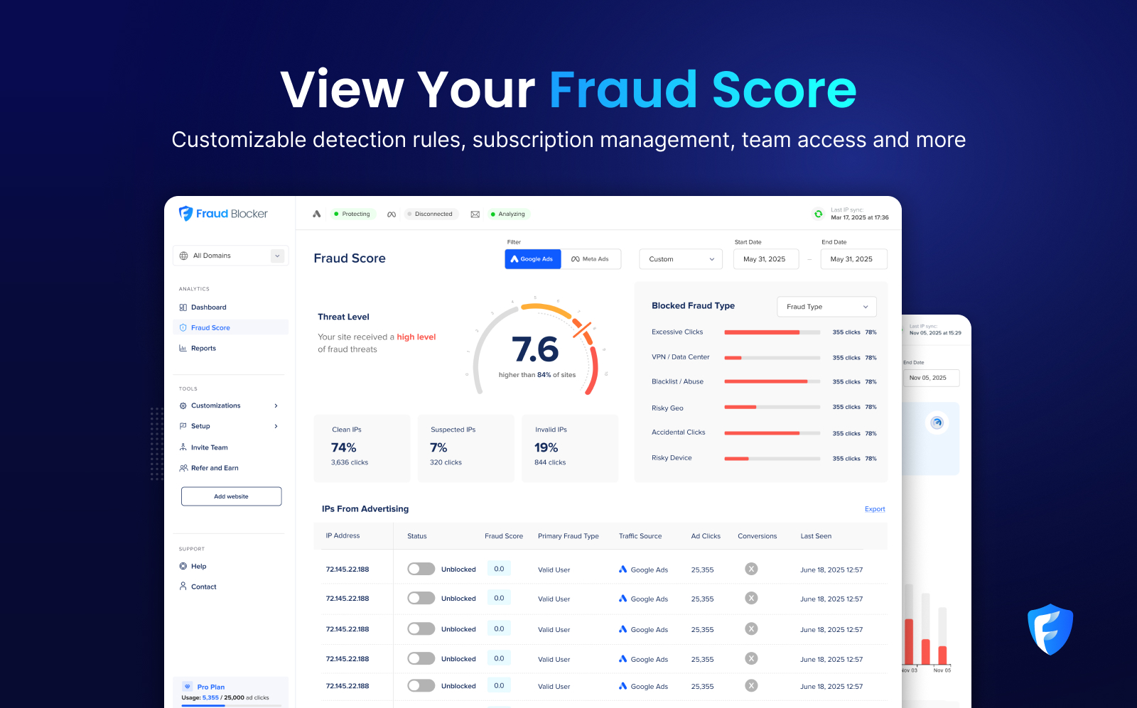 Fraud Blocker Screenshot