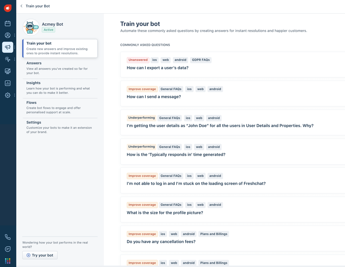 Freshmarketer Screenshot