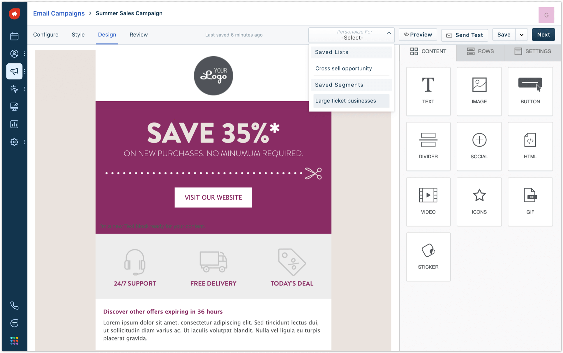 Freshmarketer Screenshot