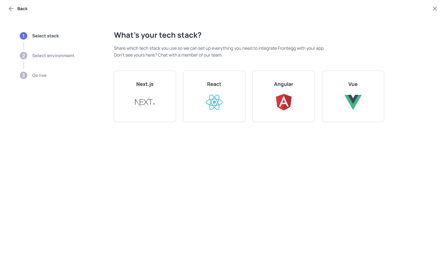 Frontegg Screenshot