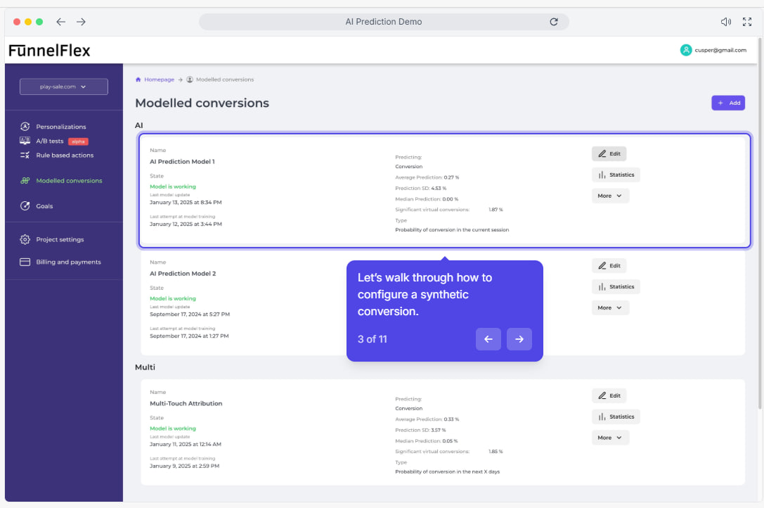 FunnelFlex.ai Screenshot