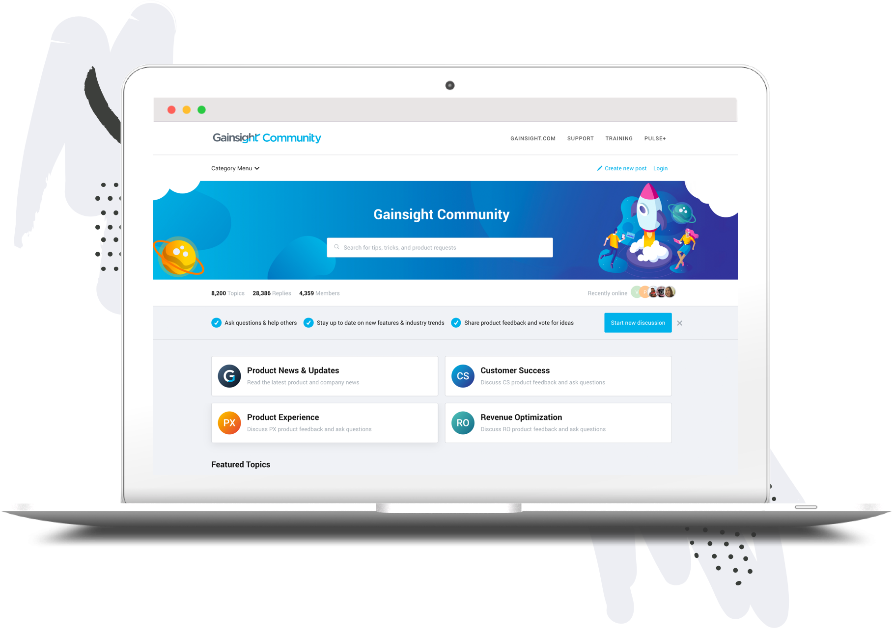 Gainsight Customer Communities Screenshot
