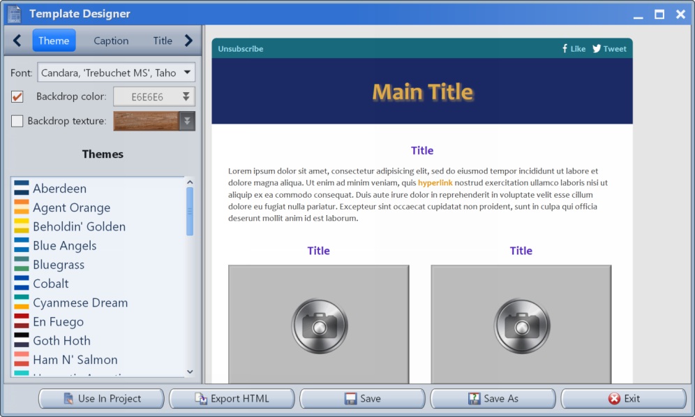 Gammadyne Mailer Screenshot