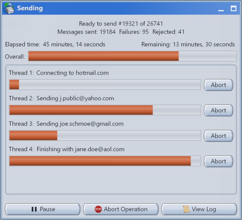 Gammadyne Mailer Screenshot