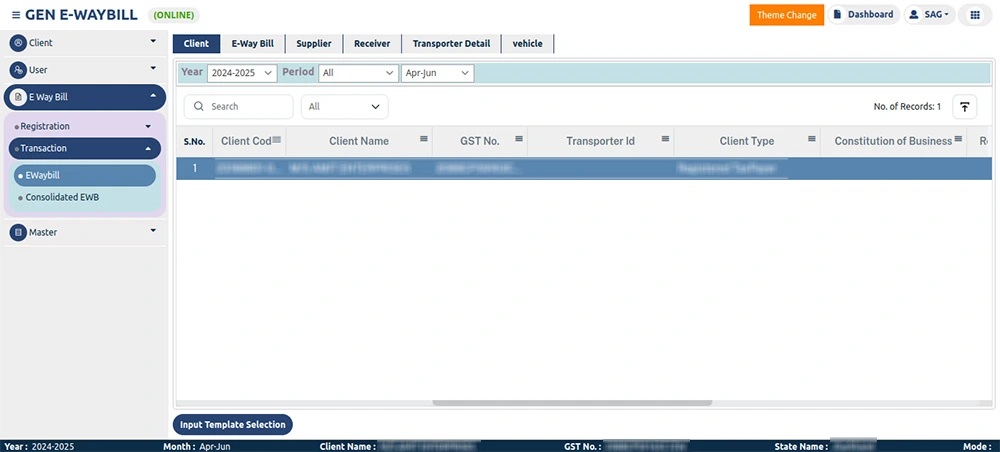 Gen GST Software Screenshot