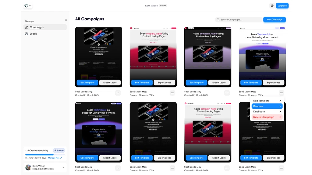 GenPage Screenshot