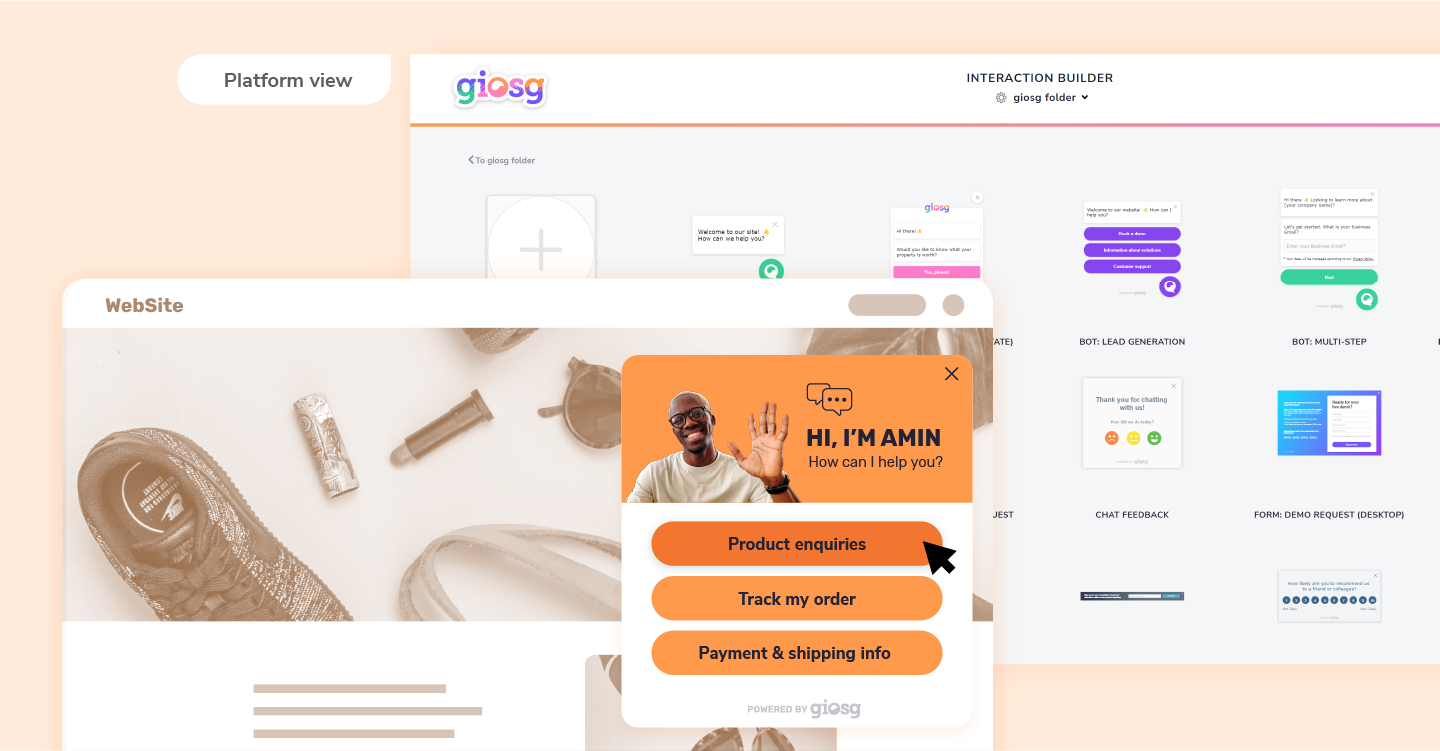 Giosg Screenshot