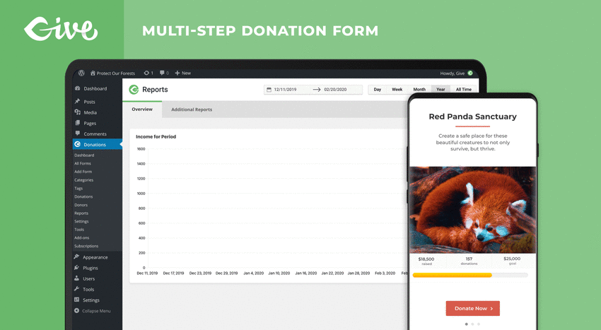 GiveWP Screenshot